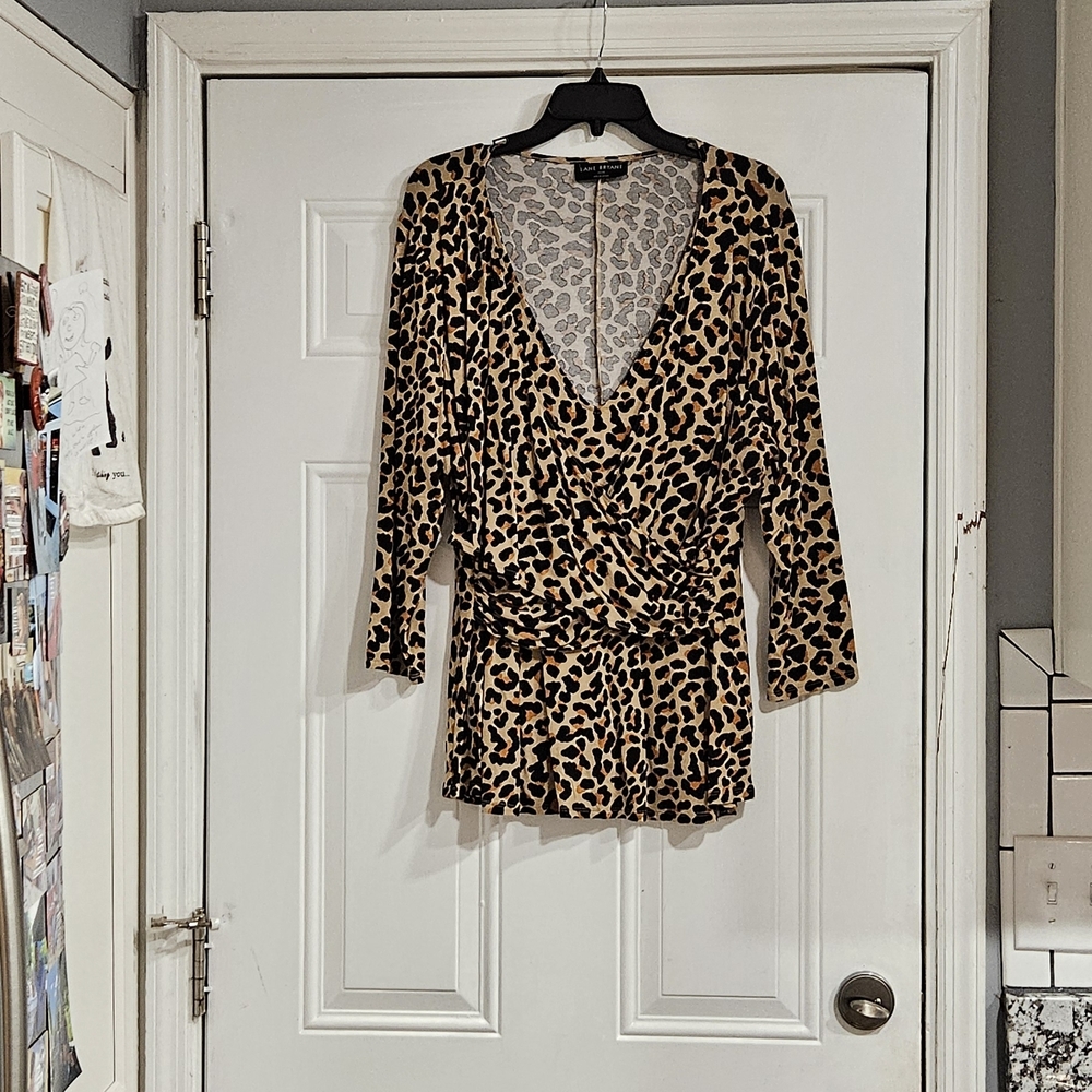 Lane Bryant Animal Print Top